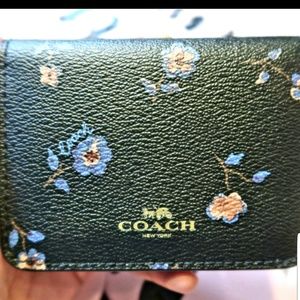 Coach F67547 Bifold ID Card Case Canvas